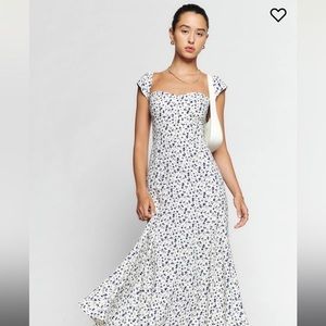 NWT Reformation Bryson Dress in Mykonos Size 6